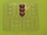 918 Triple Hearts Chocolate or Hard Candy Lollipop Mold